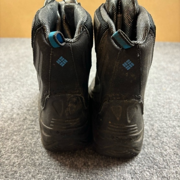 COLUMBIA Kids Insulated Bugaboot Winter Snow Boots black/blue size: 1 - Picture 9 of 10